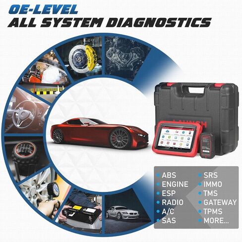 LAUNCH X-431 PROS V5.0 أداة تشخيص ثنائية الاتجاه ماسح ضوئي OBD2 مع موصل DBSCar VII الذي تم إصداره حديثًا، إعادة ضبط 37+ لجميع السيارات، ترميز ECU عبر الإنترنت، CANFD، DoIP، FCA AutoAuth، دليل V-A-G in Saudi Arabia