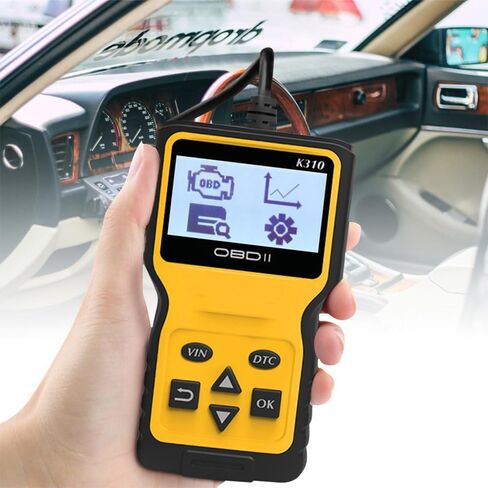 Car Code Reader - Check Engine Code Reader Car Diagnostic Tool with Reset - Quickly Clear Fault Codes - Professional Scanner for Car,Compatible with All OBD II Protocol Cars to Present in Saudi Arabia