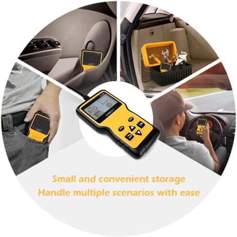 Car Code Reader - Check Engine Code Reader Car Diagnostic Tool with Reset - Quickly Clear Fault Codes - Professional Scanner for Car,Compatible with All OBD II Protocol Cars to Present in Saudi Arabia