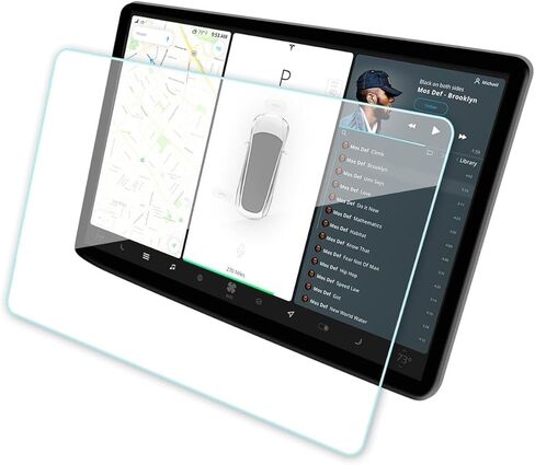 واقي شاشة، شاشة لمس مركزية مقاس 15 بوصة، واقي شاشة من الزجاج المقسى لطراز Tesla 3 Model Y، ملحقات مضادة للخدش وبصمات الأصابع وحماية الملاحة ضد الانفجار (غير لامع) in Kuwait