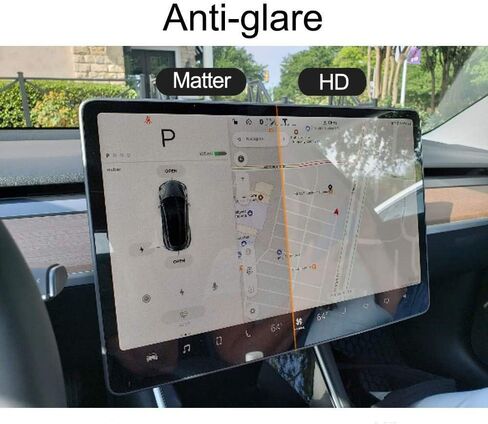 واقي شاشة، شاشة لمس مركزية مقاس 15 بوصة، واقي شاشة من الزجاج المقسى لطراز Tesla 3 Model Y، ملحقات مضادة للخدش وبصمات الأصابع وحماية الملاحة ضد الانفجار (غير لامع) in Kuwait