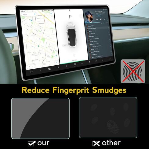 واقي شاشة، شاشة لمس مركزية مقاس 15 بوصة، واقي شاشة من الزجاج المقسى لطراز Tesla 3 Model Y، ملحقات مضادة للخدش وبصمات الأصابع وحماية الملاحة ضد الانفجار (غير لامع) in Kuwait