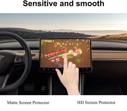 واقي شاشة، شاشة لمس مركزية مقاس 15 بوصة، واقي شاشة من الزجاج المقسى لطراز Tesla 3 Model Y، ملحقات مضادة للخدش وبصمات الأصابع وحماية الملاحة ضد الانفجار (غير لامع) in Kuwait