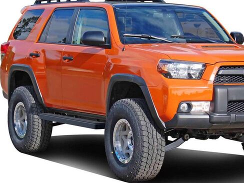 APS (لوح الجري الفضي، ألواح الجري، القضبان الجانبية، الخطوات الجانبية المتوافقة مع Toyota 4Runner 2010-2013 SR5 & 10-24 Limited & 19-24 Nightshade Edition in Kuwait