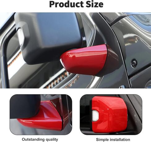 JWWY Wrangler JL Rearview Mirror Shell Reversing Mirro Side Mirror Base Trim for 2018-2024+ Jeep Wrangler JL Accessories Exterior Accessories,6pcs Blue in Saudi Arabia