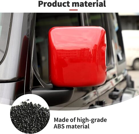 JWWY Wrangler JL Rearview Mirror Shell Reversing Mirro Side Mirror Base Trim for 2018-2024+ Jeep Wrangler JL Accessories Exterior Accessories,6pcs Blue in Saudi Arabia
