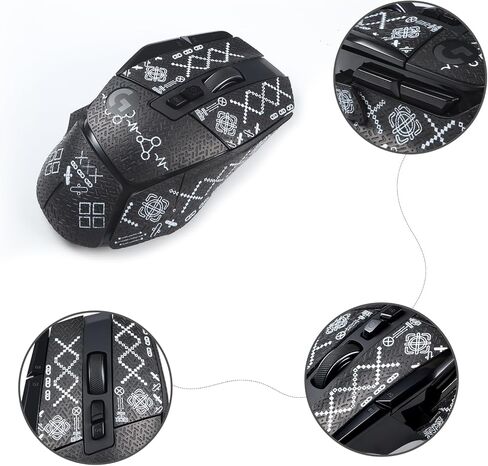 immoenuc Mouse Grip Tape for Logitech G PRO X Superlight 2 Wireless Gaming Mouse Anti Slip Skin Self-Adhesive,Pre-Cut,Sweat-Resistant Game Mouse Accessories in Kuwait