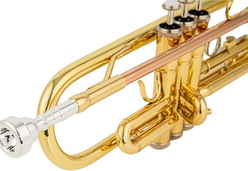 مجموعة البوق القياسية Bb Trumpet Gold النحاس/النيكل الفضي/النحاس الأصفر أدوات الموسيقى الأبواق المهنية المتقدمة للطلاب متضمنة ملحقات قطعة الفم in Saudi Arabia