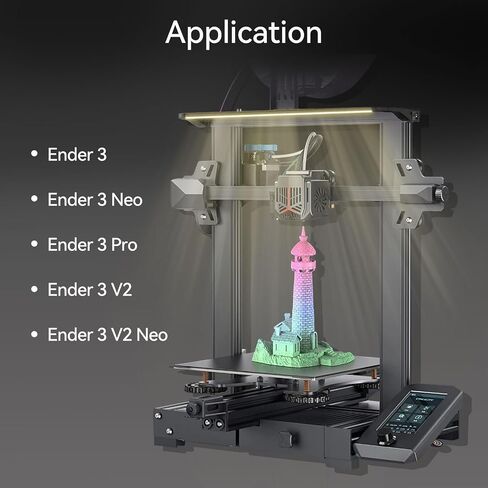 Creality Ender 3 Neo LED Light Kit 24V 5W 3D Printer Light Bar Strip Upgrades for Ender 3,Ender 3 V2, Ender 3 Pro,Ender 3 V2 Neo,Ender 3 Neo in Saudi Arabia