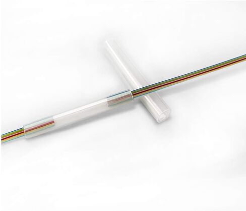 Preshrunk OD2.5mm Fiber Optic Fusion Splice Protection Sleeves 40mm Clear, Preshrink Fiber Splicing Heat Shrink Tube -1,000Pcs with Box in Saudi Arabia