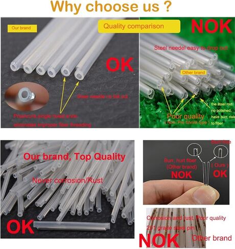 Preshrunk OD2.5mm Fiber Optic Fusion Splice Protection Sleeves 40mm Clear, Preshrink Fiber Splicing Heat Shrink Tube -1,000Pcs with Box in Saudi Arabia