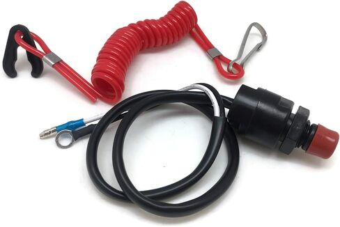 Boat Motor ENGINE STOP SWITCH Assy 65W-82575-01 65W-82575-00 F2.6-02010200 for Yamaha Parsun Outboard F 6HP - 25HP 2/4-stroke in Saudi Arabia