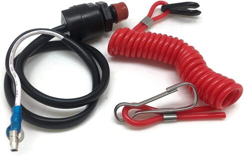 Boat Motor ENGINE STOP SWITCH Assy 65W-82575-01 65W-82575-00 F2.6-02010200 for Yamaha Parsun Outboard F 6HP - 25HP 2/4-stroke in Saudi Arabia