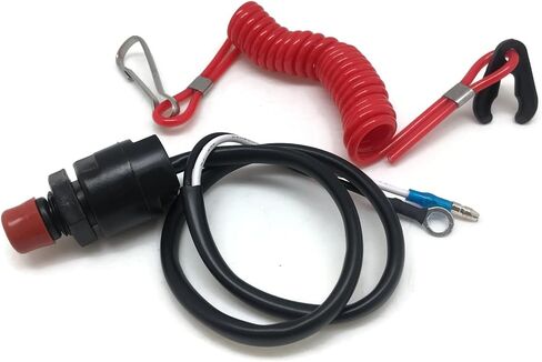 Boat Motor ENGINE STOP SWITCH Assy 65W-82575-01 65W-82575-00 F2.6-02010200 for Yamaha Parsun Outboard F 6HP - 25HP 2/4-stroke in Saudi Arabia