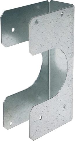 Simpson Strong-Tie 6 بوصة ارتفاع × 1.56 بوصة عرض 16 جيجا حذاء مرصع من الفولاذ المجلفن in Saudi Arabia