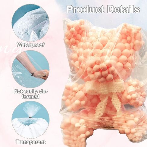 6 قطع من أكياس البالونات الكبيرة للنقل، أكياس بالونات كبيرة شفافة مقاس 59.1 × 98.4 بوصة لنقل البضائع السائبة، حقيبة تخزين بالونات بلاستيكية عملاقة لاحتفالات أعياد الميلاد وحفلات رأس السنة الجديدة ومستلزمات أعياد الميلاد in Kuwait