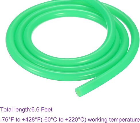 DMiotech 4mm ID 7mm OD 6.6 Feet Silicone Tube Green Industrial Silicone Tubing for Water Air Pump in Saudi Arabia