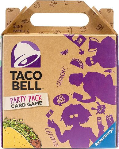 لعبة بطاقات Ravensburger Taco Bell Party Pack للأعمار من 8 سنوات فما فوق - لعبة بطاقات ممتعة وسريعة للحفلات in Kuwait