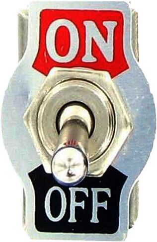 ESUPPORT Silver Contact Car Univeral Heavy Duty 20A 125V DPST 4 Terminal Copper ON/Off Rocker Toggle Switch Metal Pack of 5 in Kuwait