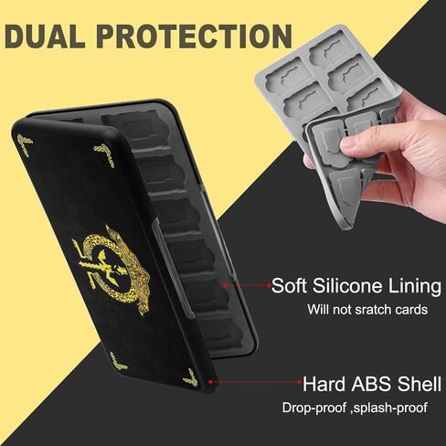 Jusy Game Card Case for Nintendo Switch, with 24 Game Card Slots and 24 Micro SD Card Slots in Saudi Arabia