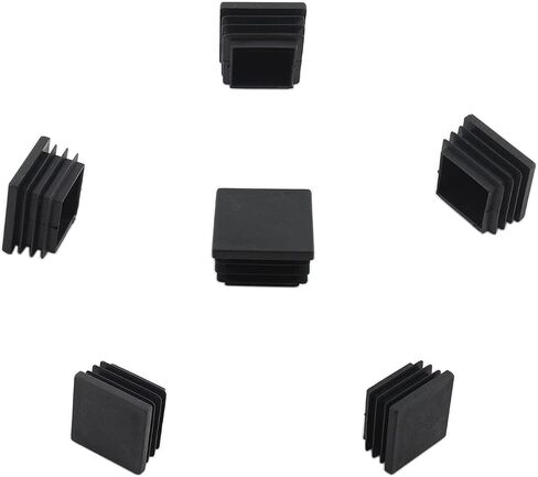 10 PCS Square Plastic Plugs,ULIFESTAR Glide Insert Pipe Tubing End Cap,Plastic Tubing Plug,Durable Chair Glide for Chair Table Stool Leg,Pipe,Stainless Steel Tubing,Tube Pipe Hole 25x25mm/1x1'' in Saudi Arabia