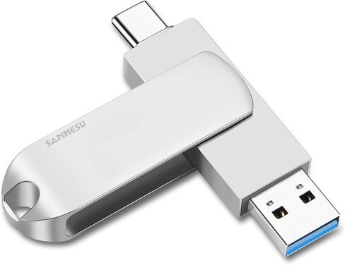1TB USB C Flash Drive 3.1,Up to 120MB/s Read Speed, USB A and Type C OTG Thumb Drive, Dual Memory Sticks Compatible with iPhone 15, 16, 17 Series/Android Phones/PC/Laptop/Macs in Saudi Arabia