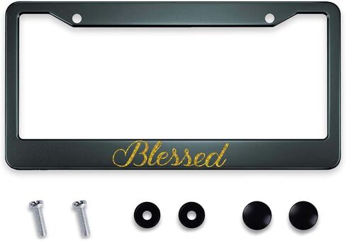 Smooffly Jesus Loves You Quote تخصيص إطارات لوحة الترخيص المعدنية إطار لوحة الترخيص ملحقات السيارة العالمية المصنوعة من الفولاذ المقاوم للصدأ ديكور السيارات يناسب المركبات الأمريكية القياسية مقاس 12.2 × 6.3 بوصة in Kuwait