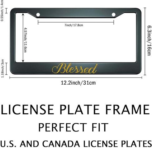 Smooffly Jesus Loves You Quote تخصيص إطارات لوحة الترخيص المعدنية إطار لوحة الترخيص ملحقات السيارة العالمية المصنوعة من الفولاذ المقاوم للصدأ ديكور السيارات يناسب المركبات الأمريكية القياسية مقاس 12.2 × 6.3 بوصة in Kuwait