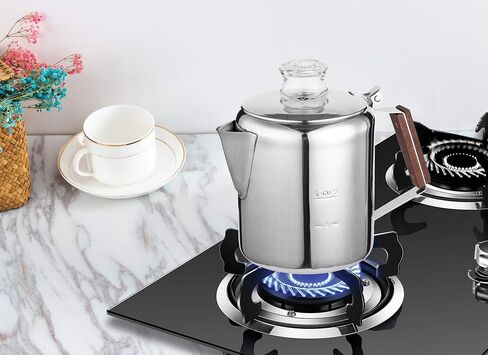 Fox Run Rapid Brew Stainless Steel Stovetop Coffee Percolator, 2-6 Cup in Saudi Arabia