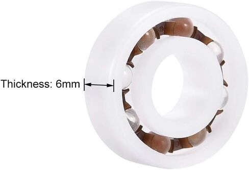 uxcell 685 Plastic Bearings 5x11x3mm Glass Ball Nylon Cage 685 Bearings 5pcs in Saudi Arabia