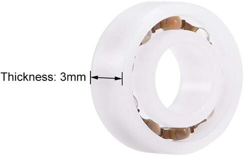 uxcell 685 Plastic Bearings 5x11x3mm Glass Ball Nylon Cage 685 Bearings 5pcs in Saudi Arabia