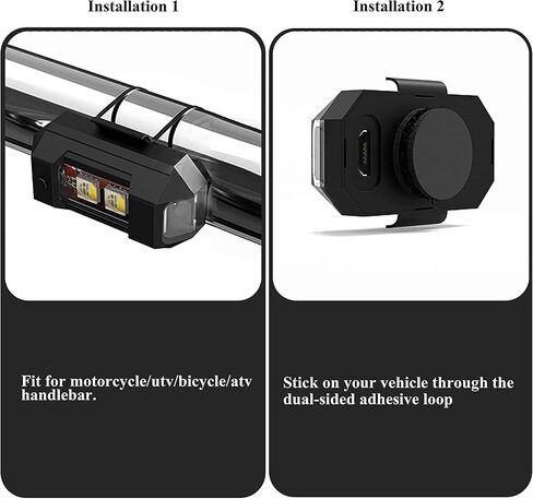 7 ألوان LED أضواء ستروب للطائرات شحن USB، ATYUHUA Drone Strobe Lights أضواء تحذير ليلية للطائرات للدراجات النارية، الطائرات بدون طيار، ATV، UTV، الدراجة، إلخ، بما في ذلك 31 نموذج إضاءة، حزمة من 2 in Saudi Arabia