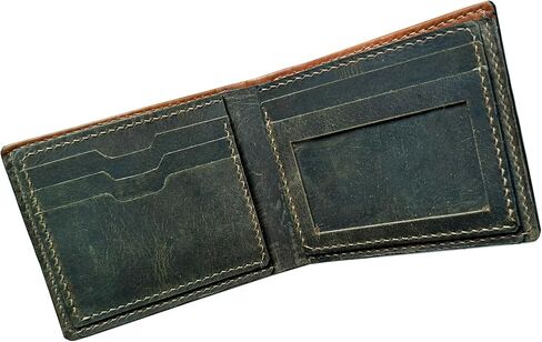 محفظة جلدية مصنوعة يدويًا بنمط حيوان، هدية جلدية للذكرى السنوية للأب والزوج والصديق - تشريح القرش in Kuwait