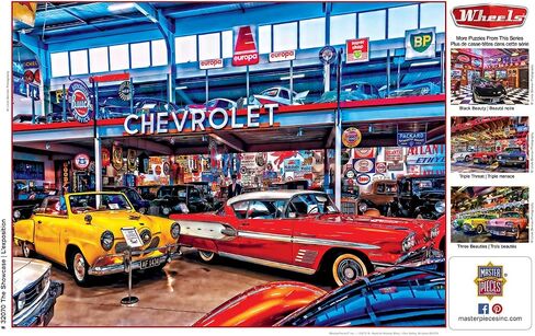 MasterPieces 750 Piece Jigsaw Puzzle for Adults and Family - Collector's Garage - 18"x24" in Saudi Arabia