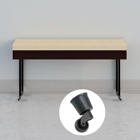T Tulead Furniture Wheel 65mm/2.56" Height Zinc Alloy Round Cup Casters Bronze Furniture Casters Wheels Swivel Table Chair Cup Caster Pack of 4 with Screws in Saudi Arabia