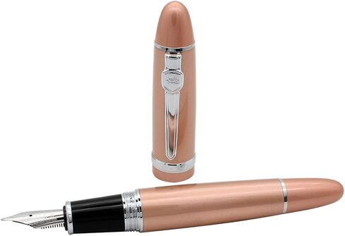 Jinhao 159 Fountain Pen Heavy Big Pen 3 Pieces in 3 Colors (Red, White, Blue) in Saudi Arabia