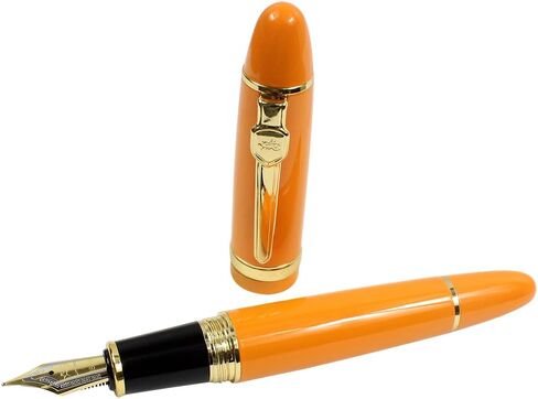 Jinhao 159 Fountain Pen Heavy Big Pen 3 Pieces in 3 Colors (Red, White, Blue) in Saudi Arabia