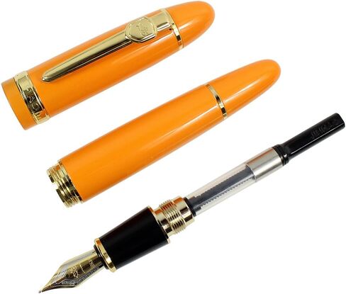 Jinhao 159 Fountain Pen Heavy Big Pen 3 Pieces in 3 Colors (Red, White, Blue) in Saudi Arabia