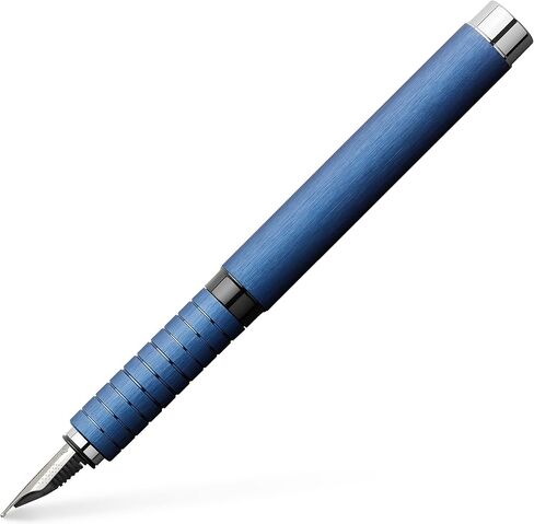 Faber-Castell Essentio 148441 Fountain Pen Nib F Aluminium Blue in Saudi Arabia