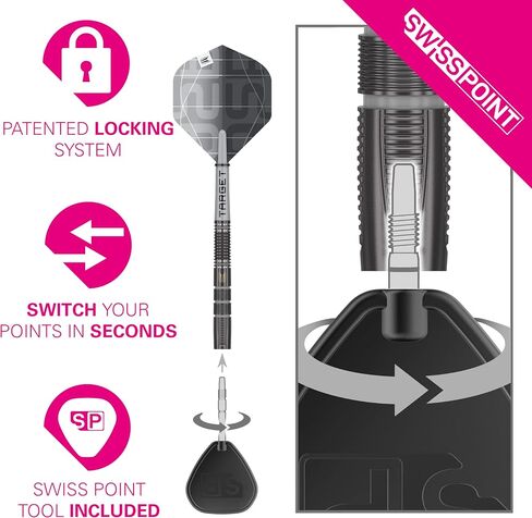 TARGET Darts Nathan Aspinall x Echo 90% Tungsten Soft Tip Dart Set – 18G Player Edition Darts, Pixel Tip Dart with Pro Grip Shafts & Pro Ultra No.2 Flights in Saudi Arabia