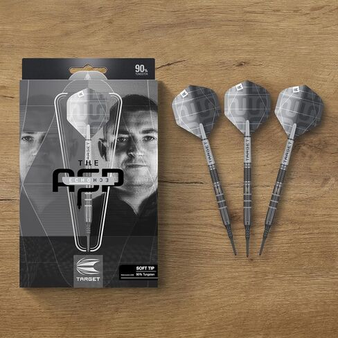 TARGET Darts Nathan Aspinall x Echo 90% Tungsten Soft Tip Dart Set – 18G Player Edition Darts, Pixel Tip Dart with Pro Grip Shafts & Pro Ultra No.2 Flights in Saudi Arabia