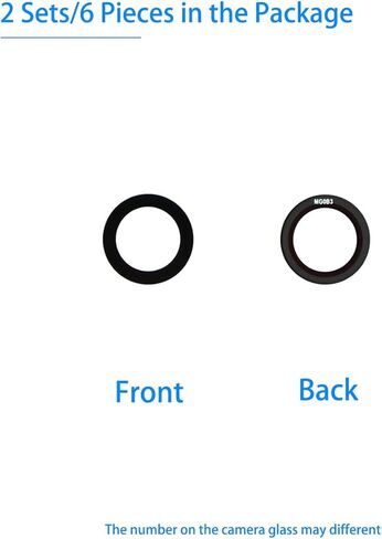 Rear Camera Glass Lens with Adhesive and Repair Toolkit Replacement for Galaxy S21 G991U and S21+ G996U All Carriers in Kuwait