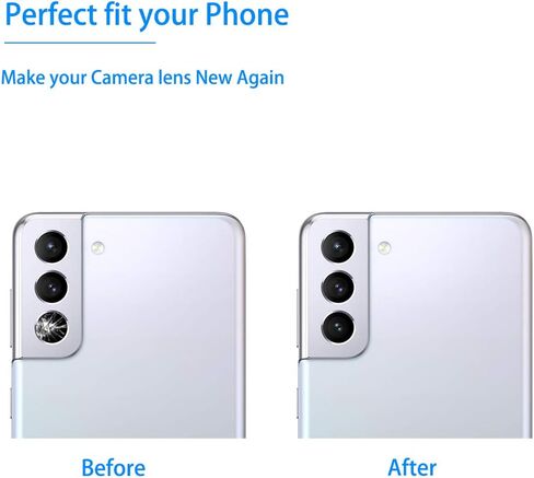 Rear Camera Glass Lens with Adhesive and Repair Toolkit Replacement for Galaxy S21 G991U and S21+ G996U All Carriers in Kuwait