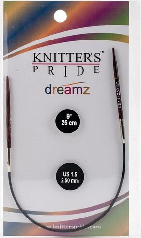 Knitter's Pride 200163 Dreamz Fixed Circular Needles 9"-Size 1.5/2.5mm in Saudi Arabia