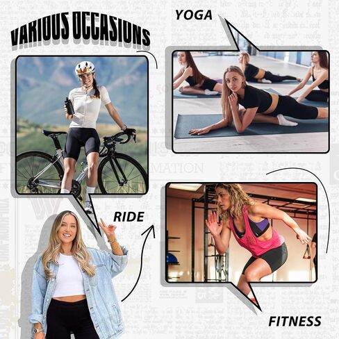 Sundwudu 4 Pack Biker Shorts for Women - 5"/8" High Waist Tummy Control Summer Workout Shorts for Running Yoga Athletic in Kuwait