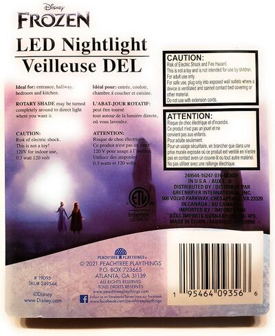 ضوء ليلي LED مرخص لشخصية ديزني فروزن - إصدار إلسا فري سبيريت in Saudi Arabia