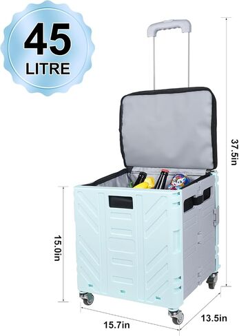 Cooler Bag Wheeled，Large Insulated Rolling Cooler Collapsible Leakproof Portable Hard Framed Ice Packs for Camping Picnic Beach Travel in Saudi Arabia