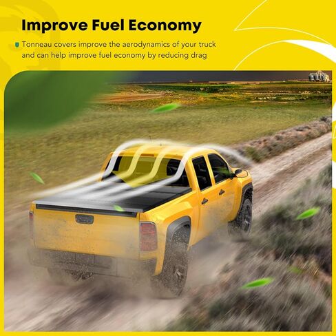 YHTAUTO غطاء سرير شاحنة صلب رباعي الطي مع وظيفة قفل تلقائي متوافقة مع 2020-2023 Chevy Silverado & GMC Sierra 2500HD 3500HD، 6'10 بوصة (82.2 بوصة) سرير جانبي in Kuwait