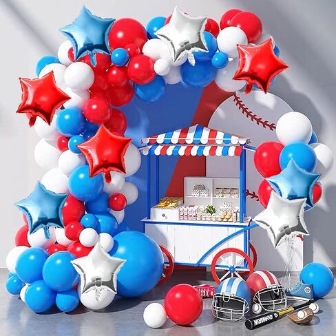 12PCS Bule Black Silver Star Balloons, 18 Inch Star Balloons Foil Mylar Star Balloons for Bule Black Silver Star Birthday Graduation Wedding Party Decorations in Saudi Arabia