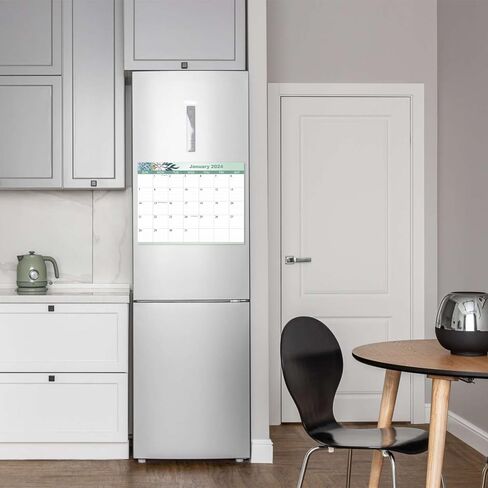 2024 Magnetic Calendar - Fridge Calendar 2024 Monthly Planner, Runs Through December 2024, Uses 140gsm Thick Paper, 8"×10.5", Colorful in Saudi Arabia